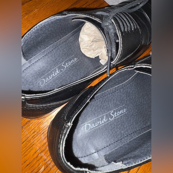 Elegant Black Men's Dress Shoes. David Stone. Size 8.5 - Picture 4 of 5